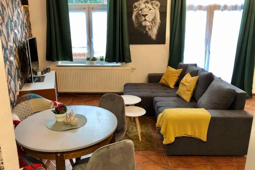 Apartment Zum Goldenen Lowen Inkl. Parkplatz & Wlan Erfurt Luaran gambar